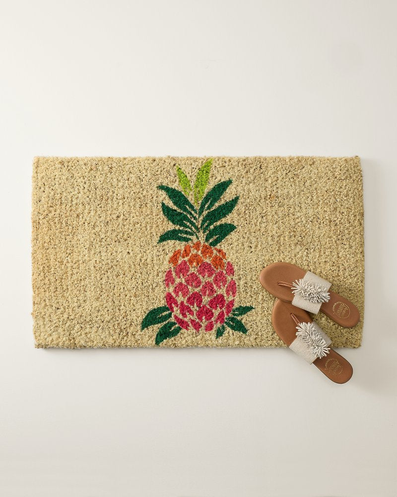 Pineapple Coir Door Mat - Multicolor