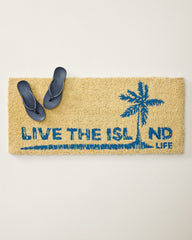 Island Life Coir Door Mat - Multicolor