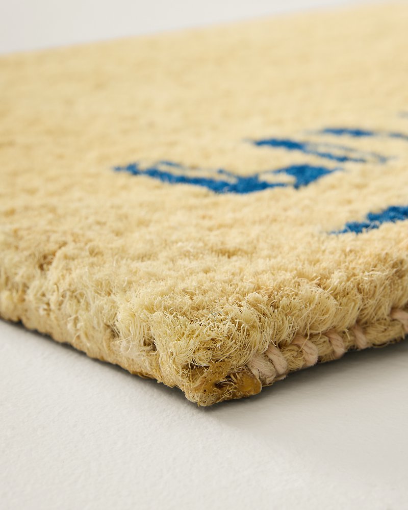Island Life Coir Door Mat - Multicolor