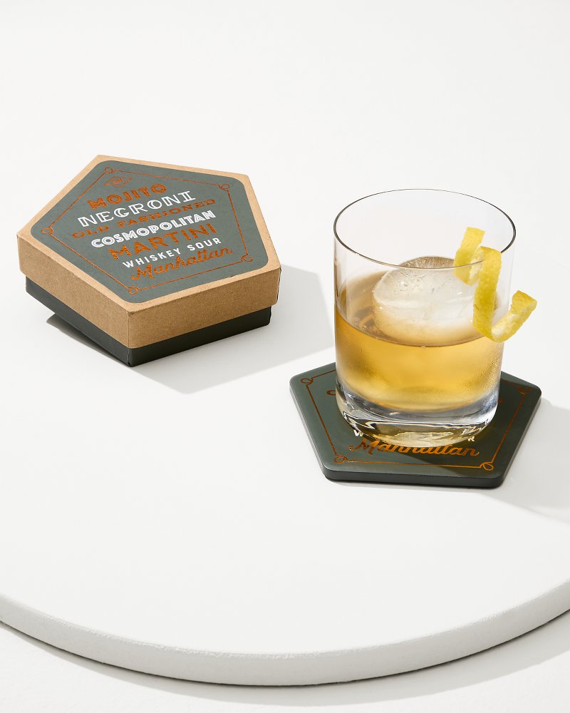 Cocktail Coasters—Set of 4 - Multicolor
