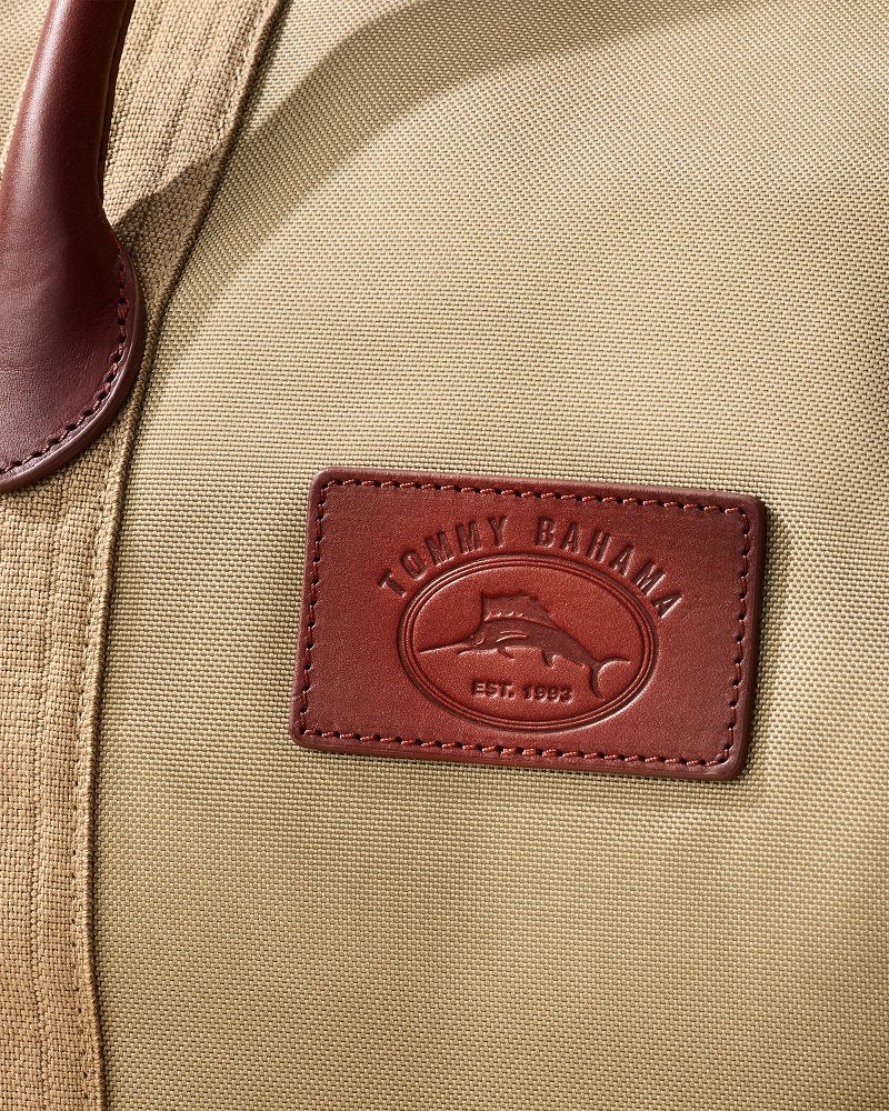 Tommy Bahama Nylon Duffel Bag - Khaki