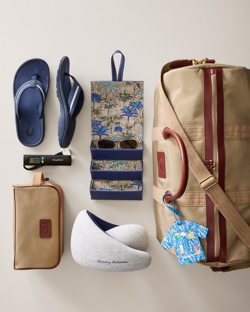 Tommy Bahama Nylon Duffel Bag - Khaki