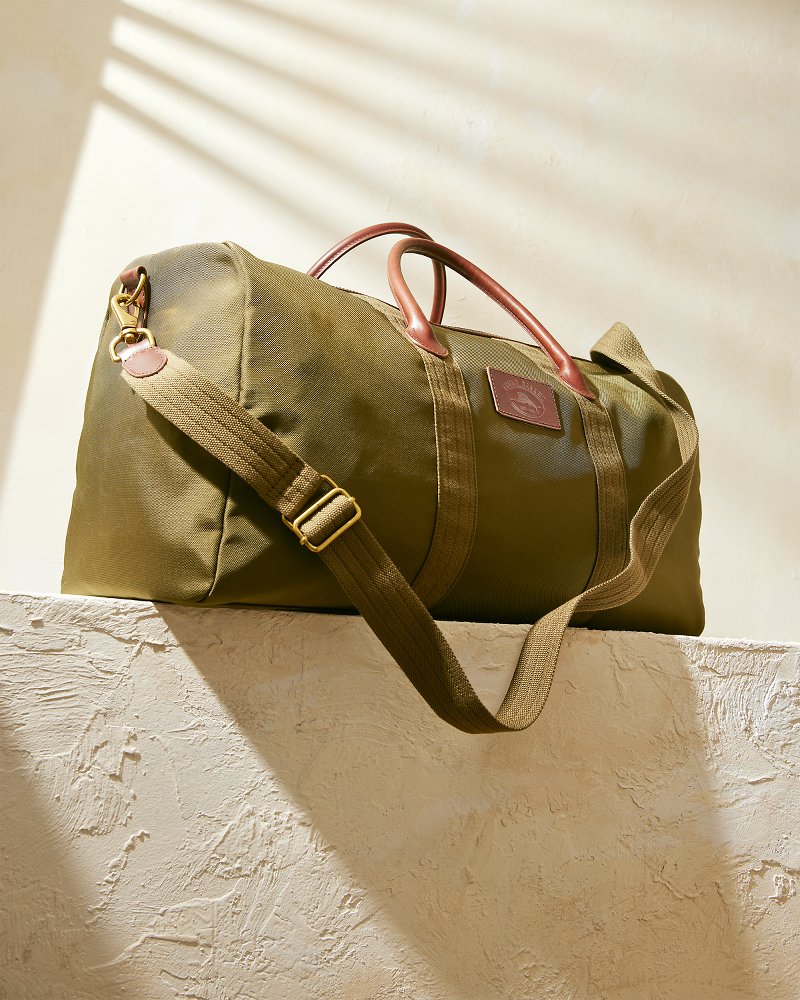 Tommy Bahama Nylon Duffel Bag - Olive