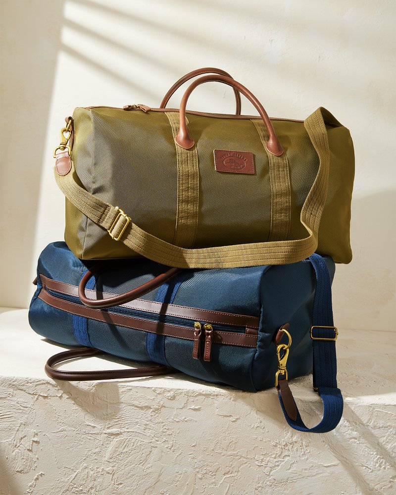 Tommy Bahama Nylon Duffel Bag - Olive
