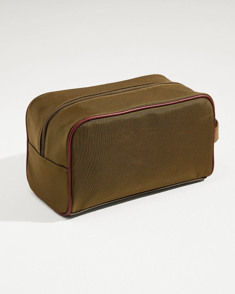 Tommy Bahama Tonal Nylon Toiletry Bag - Olive