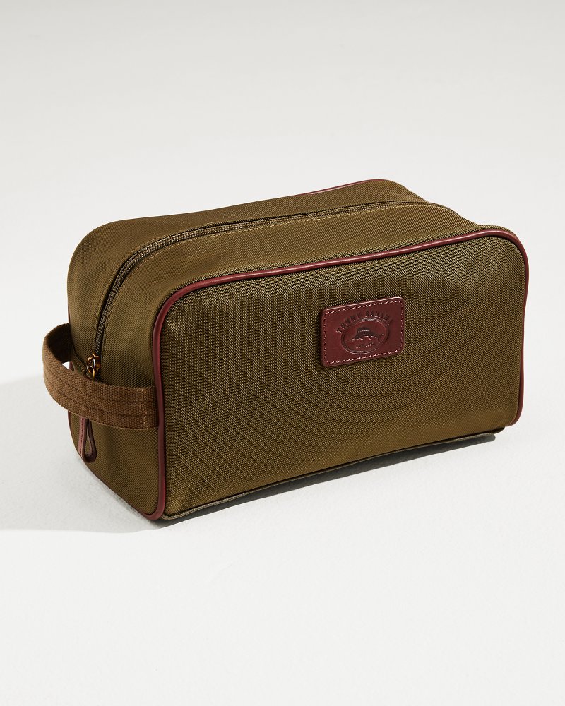 Tommy Bahama Tonal Nylon Toiletry Bag - Olive