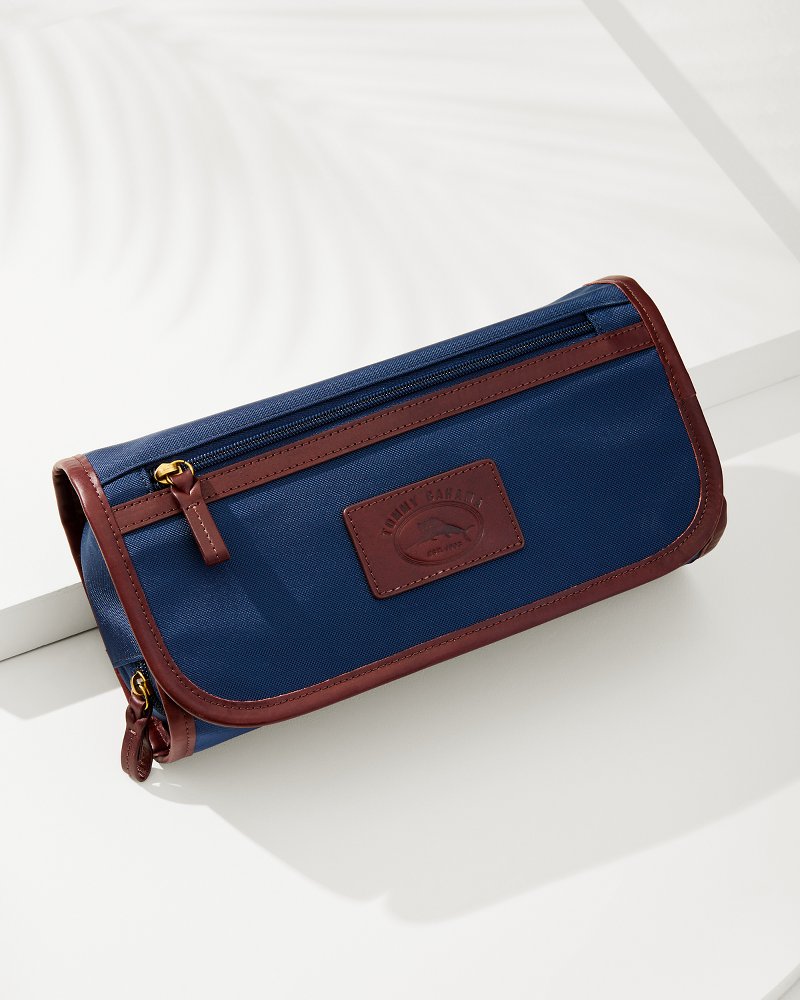 Tommy Bahama Nylon Hanging Dopp Kit - Dark Navy