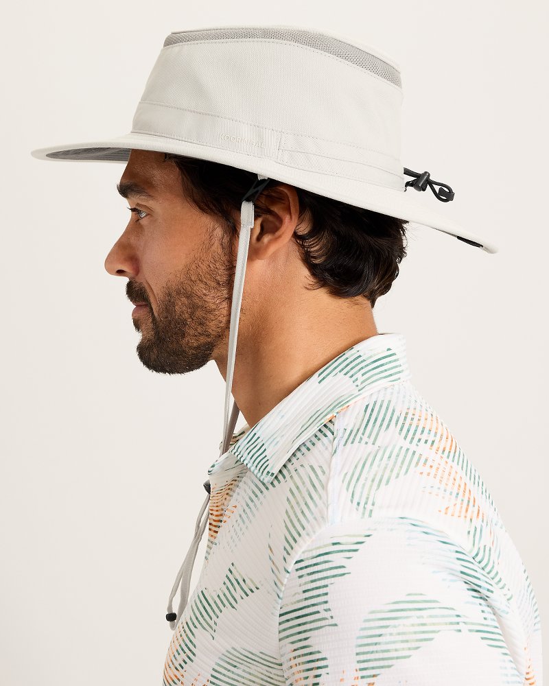 Mid-Brim Idaho Packable Hat - Light Grey