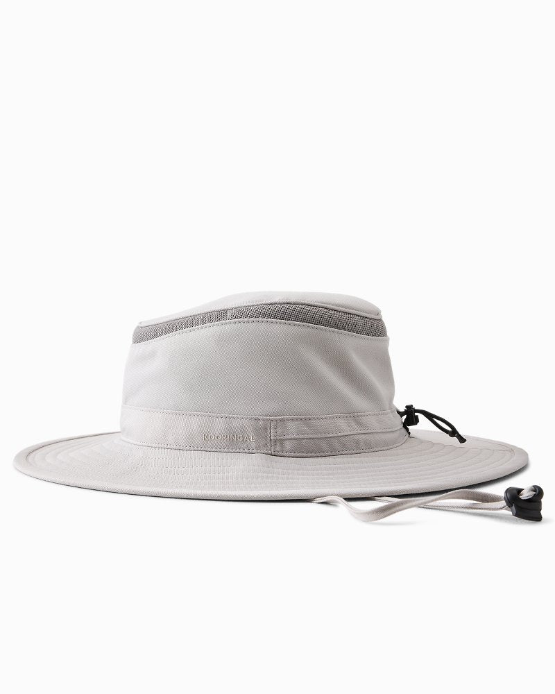 Mid-Brim Idaho Packable Hat - Light Grey