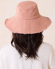 Bay Floppy Hat - Dusty Pink