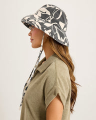 Women's Coral Bay Packable Hat - Black