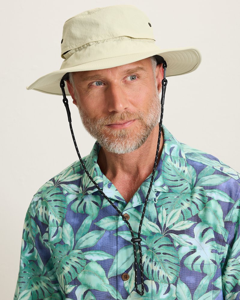 Men's Mid-Brim Wayfinder Packable Hat - Stone