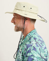 Men's Mid-Brim Wayfinder Packable Hat - Stone