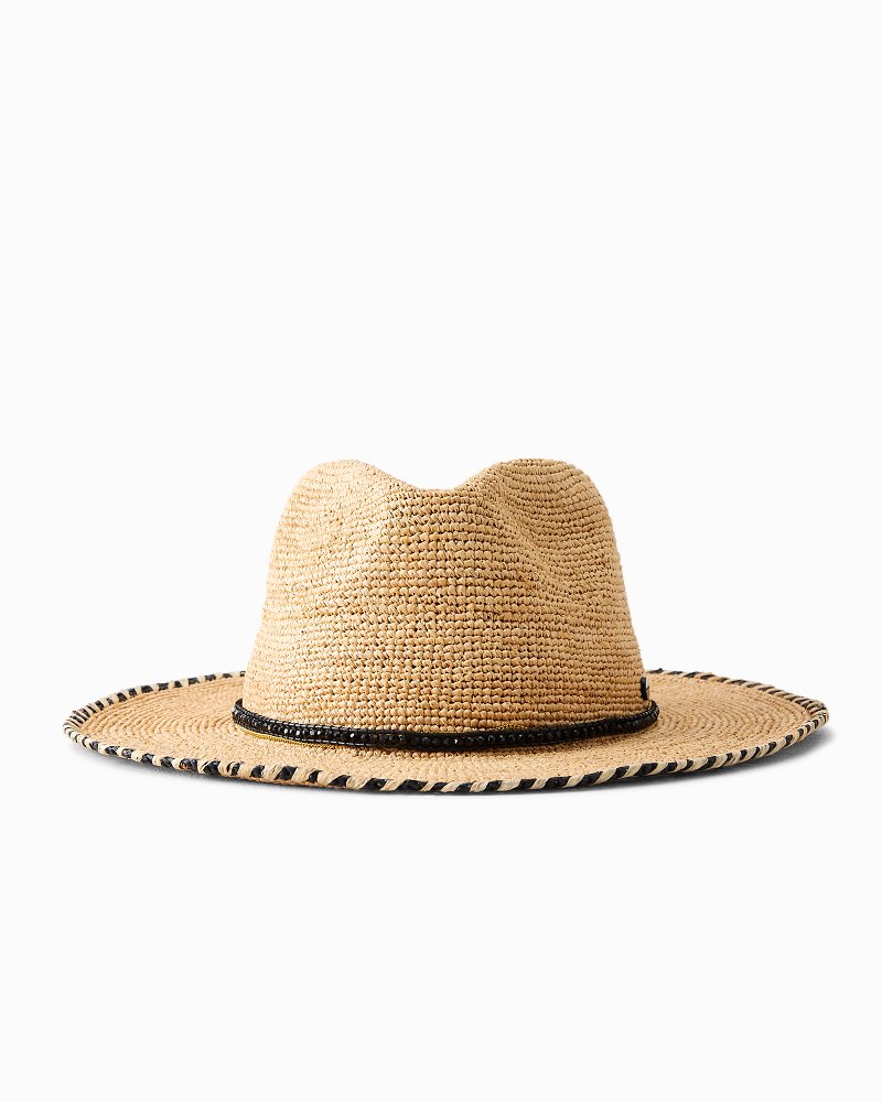 Raglan Raffia Safari Hat - Natural