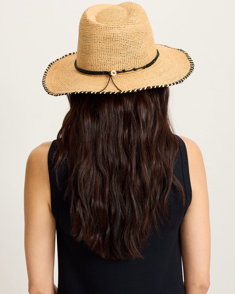 Raglan Raffia Safari Hat - Natural