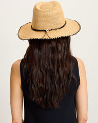 Raglan Raffia Safari Hat - Natural
