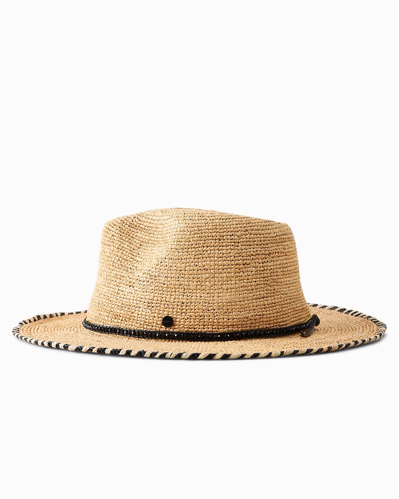 Raglan Raffia Safari Hat - Natural