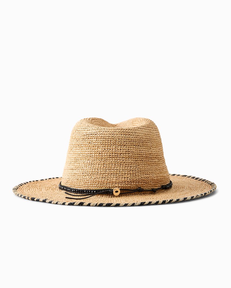 Raglan Raffia Safari Hat - Natural