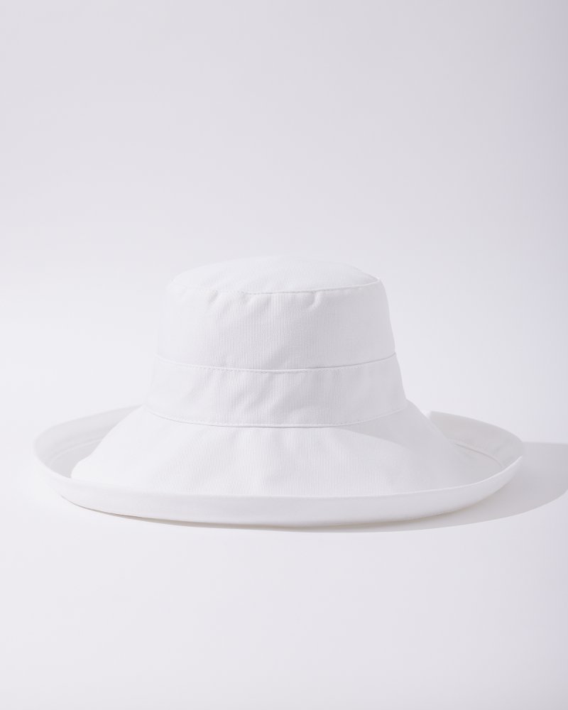 Noosa Upturn Packable Hat - White