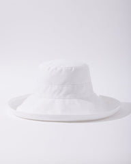 Noosa Upturn Packable Hat - White