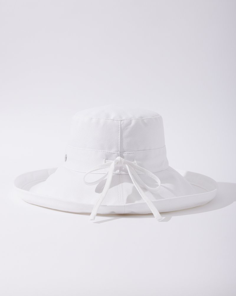 Noosa Upturn Packable Hat - White