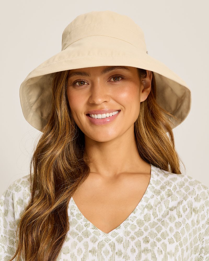Noosa Upturn Packable Hat - Natural
