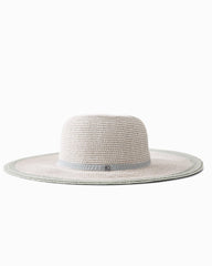 Medium Wide-Brim Dahlia Hat - Grey