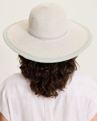 Small Wide-Brim Dahlia Hat - Grey