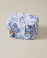 Spartina Garden Toile Jewelry Travel Case With Mirror - Garden Toile