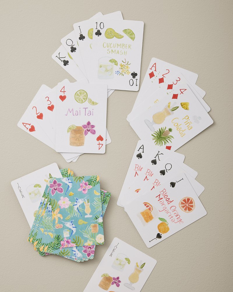Cocktails Playing Cards - Multicolor
