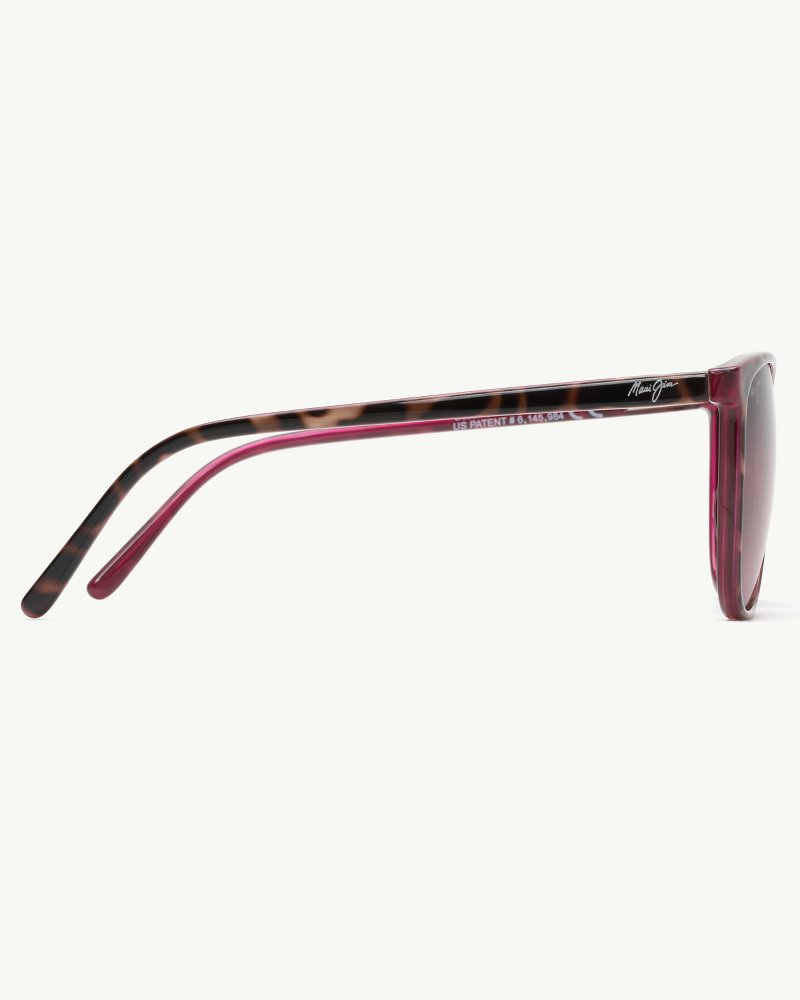 Ocean Sunglasses by Maui Jim - Raspberry Tortoise/Maui Rose