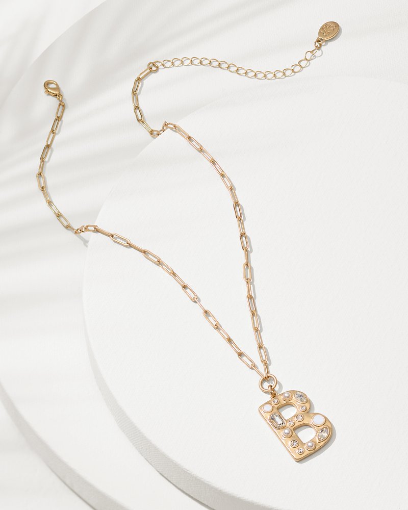 Initial Necklace - B