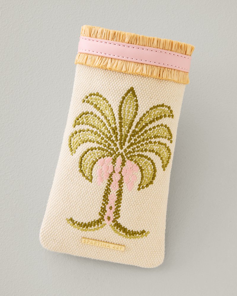 Spartina Castillo Green Palms Sunglasses Case - Castillo Green Palms