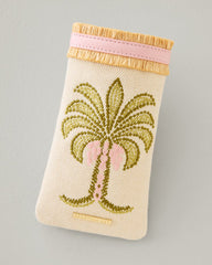 Spartina Castillo Green Palms Sunglasses Case - Castillo Green Palms