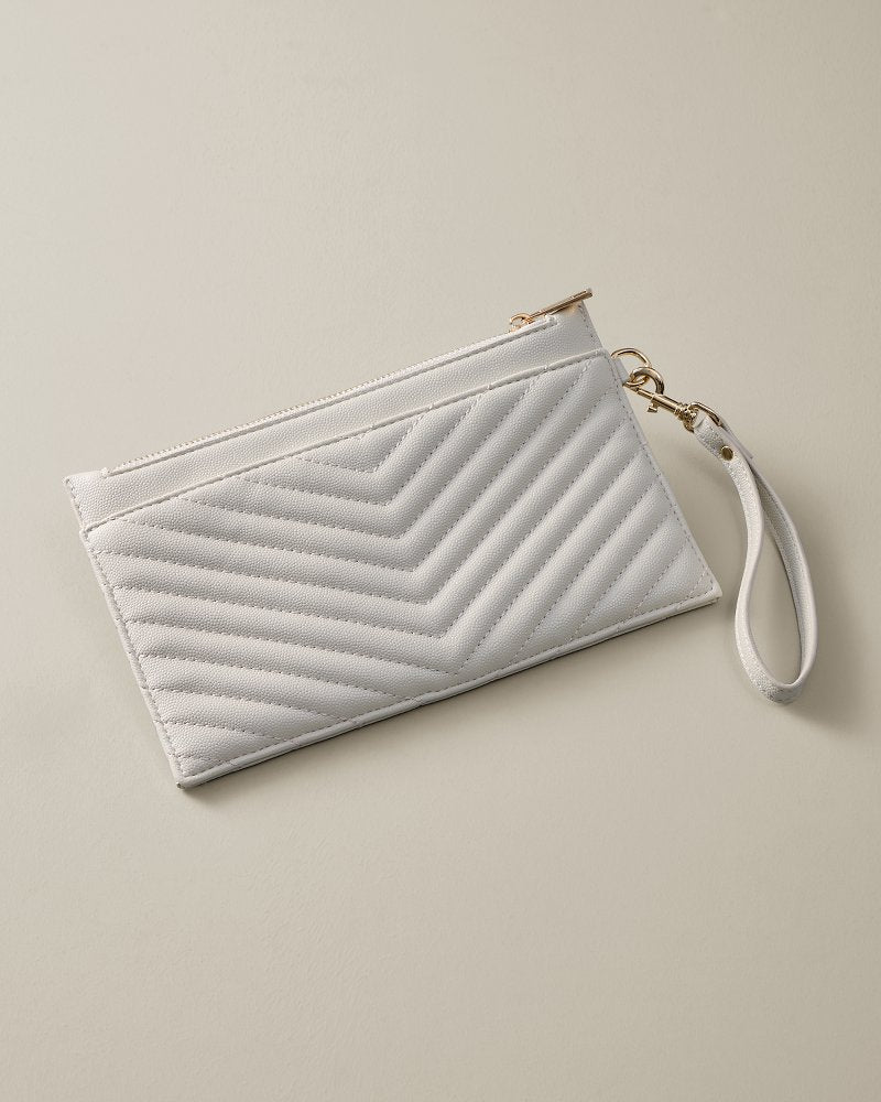 Aberdeen Wristlet - Cream