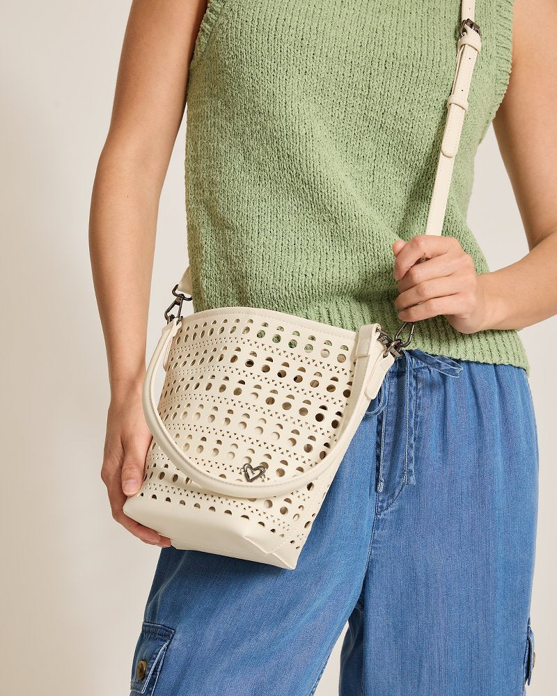 Camrose Cutout Crossbody Bag - White