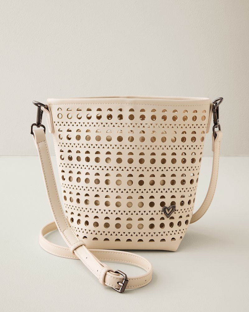Camrose Cutout Crossbody Bag - White