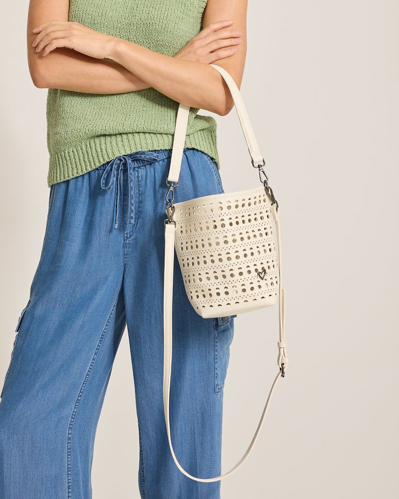 Camrose Cutout Crossbody Bag - White
