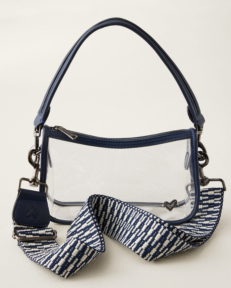 Granville Clear Crossbody Bag - Navy