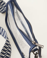 Granville Clear Crossbody Bag - Navy