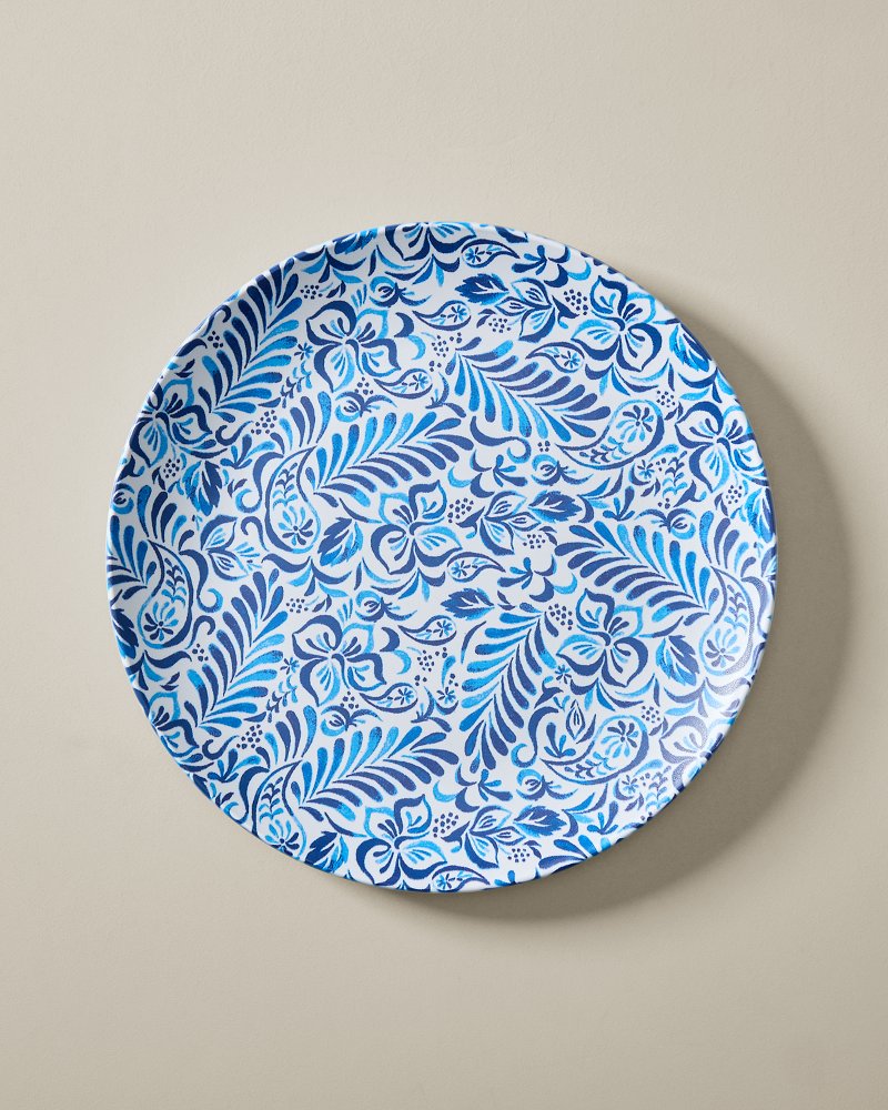 Blue Arabesque Luncheon Plate - Blue