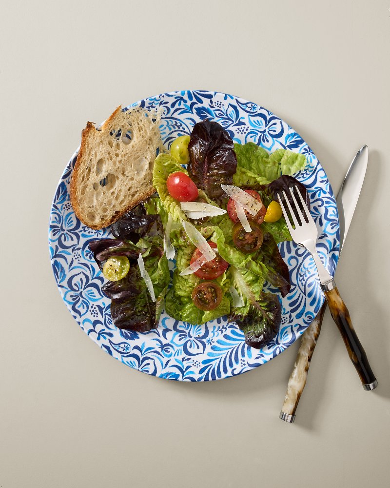 Blue Arabesque Luncheon Plate - Blue