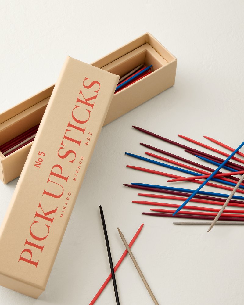 Pick Up Sticks Game - Beige