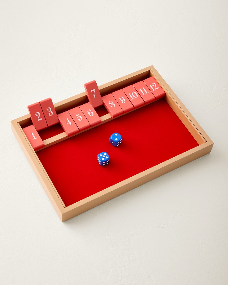 Shut the Box Game - Red