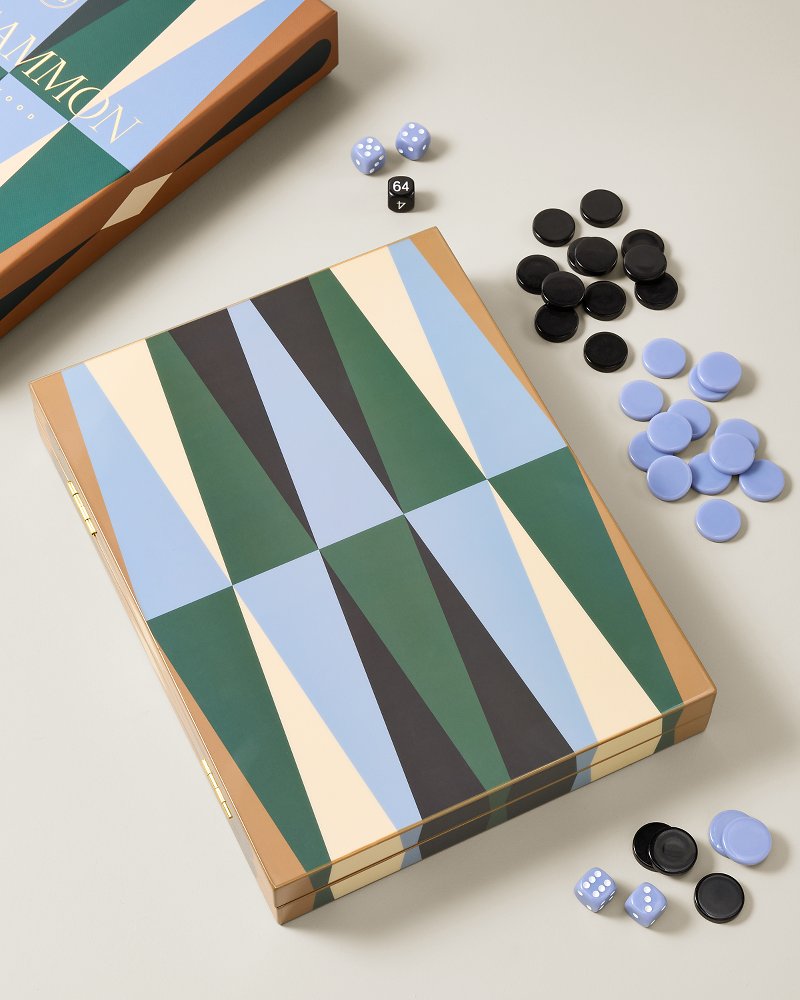 Printworks Lacquered Backgammon - Multicolor