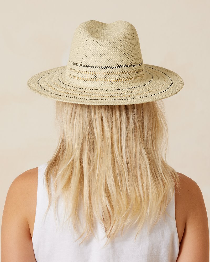 Ibiza Packable Hat - Neutral Stripe