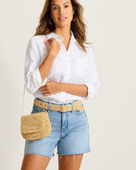 5-in-1 Raffia Belt Bag - Natural