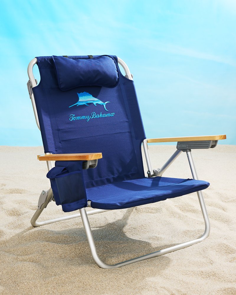 Tommy Bahama Ocean Marlin Deluxe Backpack Beach Chair - Navy