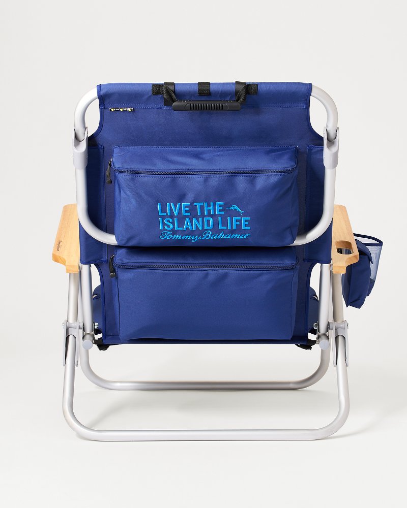 Tommy Bahama Ocean Marlin Deluxe Backpack Beach Chair - Navy