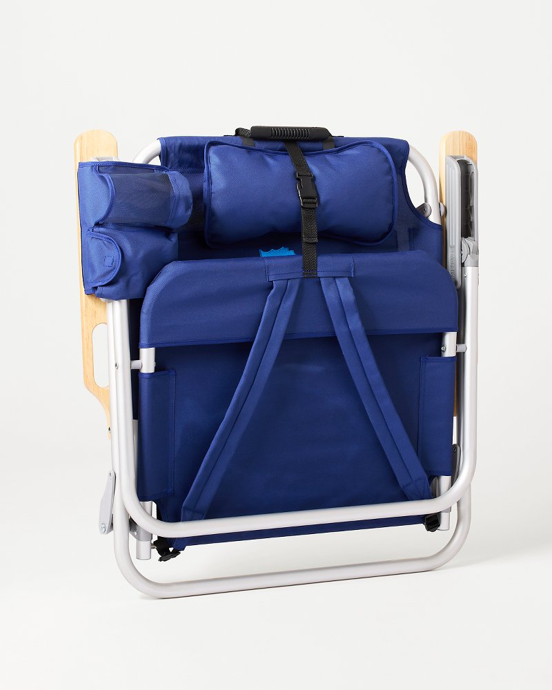Tommy Bahama Ocean Marlin Deluxe Backpack Beach Chair - Navy